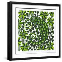 Chameleon, 2003-Nat Morley-Framed Giclee Print