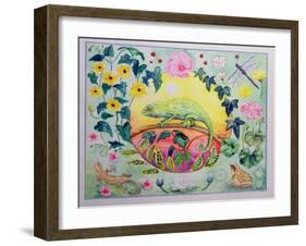 Chameleon (Month of June from a Calendar)-Vivika Alexander-Framed Giclee Print