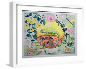 Chameleon (Month of June from a Calendar)-Vivika Alexander-Framed Giclee Print