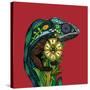 Chameleon Red-Sharon Turner-Stretched Canvas