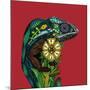 Chameleon Red-Sharon Turner-Mounted Art Print