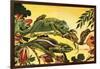 Chameleon-English School-Framed Giclee Print