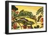 Chameleon-English School-Framed Giclee Print