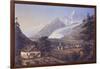 Chamoix in the Days of the Conquest of Mont Blanc-Johann Velten-Framed Giclee Print
