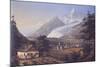 Chamoix in the Days of the Conquest of Mont Blanc-Johann Velten-Mounted Giclee Print