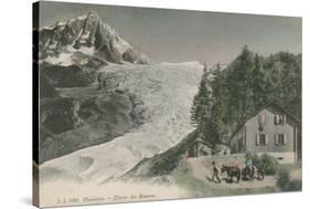 Chamonix - Bossons Glacier. Postcard Sent in 1913-French Photographer-Stretched Canvas