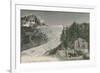 Chamonix - Bossons Glacier. Postcard Sent in 1913-French Photographer-Framed Giclee Print