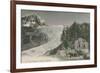 Chamonix - Bossons Glacier. Postcard Sent in 1913-French Photographer-Framed Giclee Print