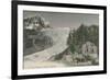 Chamonix - Bossons Glacier. Postcard Sent in 1913-French Photographer-Framed Giclee Print