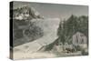 Chamonix - Bossons Glacier. Postcard Sent in 1913-French Photographer-Stretched Canvas