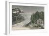 Chamonix - Bossons Glacier. Postcard Sent in 1913-French Photographer-Framed Giclee Print