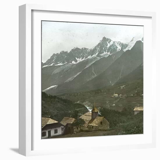 Chamonix (Haute-Savoie), Les Houches and the Aiguille Du Midi-Leon, Levy et Fils-Framed Photographic Print