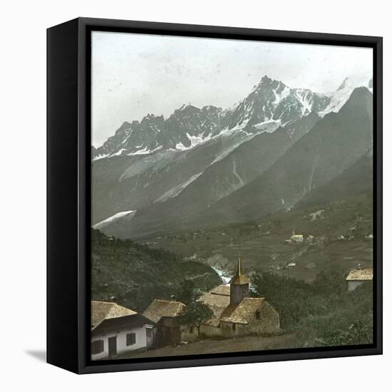 Chamonix (Haute-Savoie), Les Houches and the Aiguille Du Midi-Leon, Levy et Fils-Framed Stretched Canvas