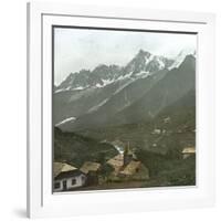 Chamonix (Haute-Savoie), Les Houches and the Aiguille Du Midi-Leon, Levy et Fils-Framed Photographic Print