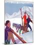 Chamonix Mont-Blanc, France - PLM Railway Promotional Poster-Lantern Press-Mounted Art Print