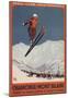 Chamonix Mont-Blanc, France - Ski Jump-null-Mounted Poster