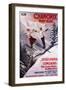Chamonix Mont-Blanc, France - Skiing Promotional Poster-Lantern Press-Framed Art Print