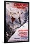 Chamonix Mont-Blanc, France - Skiing Promotional Poster-Lantern Press-Framed Art Print