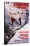 Chamonix Mont-Blanc, France - Skiing Promotional Poster-Lantern Press-Stretched Canvas