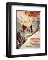 Chamonix, Mont Blanc-Francisco Tamagno-Framed Art Print