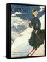 Chamonix Mont Blanc-Vintage Apple Collection-Framed Stretched Canvas