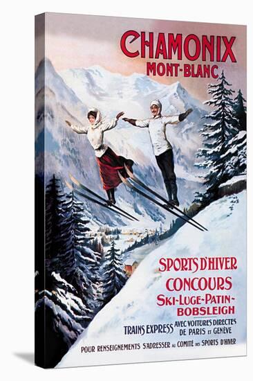Chamonix Mont-Blanc-Francisco Tamagno-Stretched Canvas