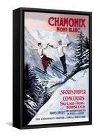 Chamonix Mont-Blanc-Francisco Tamagno-Framed Stretched Canvas