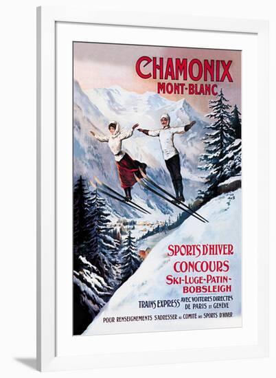 Chamonix Mont-Blanc-Francisco Tamagno-Framed Art Print