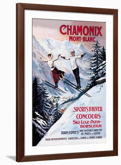 Chamonix Mont-Blanc-Francisco Tamagno-Framed Art Print