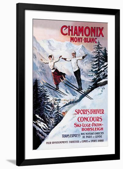 Chamonix Mont-Blanc-Francisco Tamagno-Framed Art Print