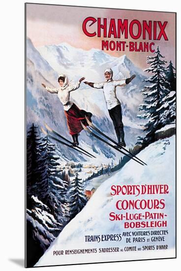 Chamonix Mont-Blanc-Francisco Tamagno-Mounted Art Print