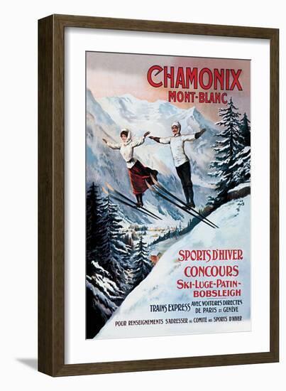 Chamonix Mont-Blanc-Francisco Tamagno-Framed Art Print