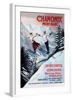 Chamonix Mont-Blanc-Francisco Tamagno-Framed Art Print