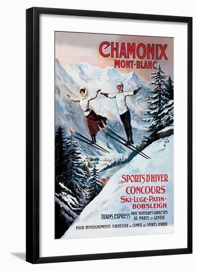 Chamonix Mont-Blanc-Francisco Tamagno-Framed Art Print