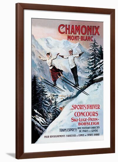 Chamonix Mont-Blanc-Francisco Tamagno-Framed Art Print