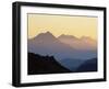 Chamonix Valley in Early Morning Sun, Chamonix, French Alps, France, Europe-Jochen Schlenker-Framed Photographic Print