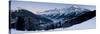 Chamonix Valley, Mont Blanc and the Mont Blanc Massif Range of Mountains-Gavin Hellier-Stretched Canvas