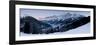 Chamonix Valley, Mont Blanc and the Mont Blanc Massif Range of Mountains-Gavin Hellier-Framed Photographic Print