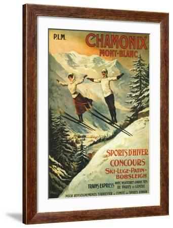 Chamonix-Francisco Tamagno-Framed Art Print