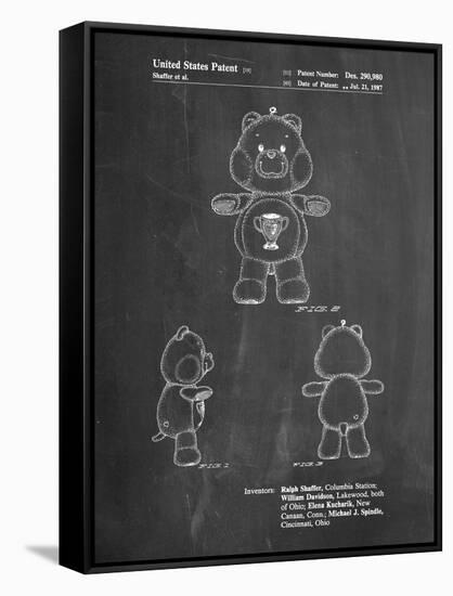 Champ Care Bear-Cole Borders-Framed Stretched Canvas