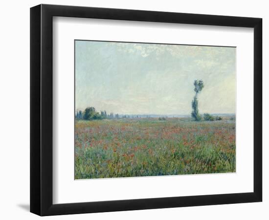 Champ de coquelicots - Poppy Field. 1881-Claude Monet-Framed Premium Giclee Print