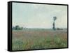 Champ de coquelicots - Poppy Field. 1881-Claude Monet-Framed Stretched Canvas