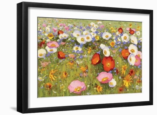 Champ de Fleur III-Shirley Novak-Framed Art Print