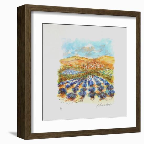 Champ De Lavande Dans Le Midi-Urbain Huchet-Framed Collectable Print