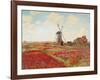 Champ de Tulipes-Claude Monet-Framed Art Print