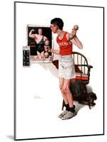 "Champ or Be a Man", April 29,1922-Norman Rockwell-Mounted Giclee Print