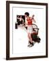"Champ or Be a Man", April 29,1922-Norman Rockwell-Framed Giclee Print