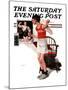 "Champ" or "Be a Man" Saturday Evening Post Cover, April 29,1922-Norman Rockwell-Mounted Giclee Print