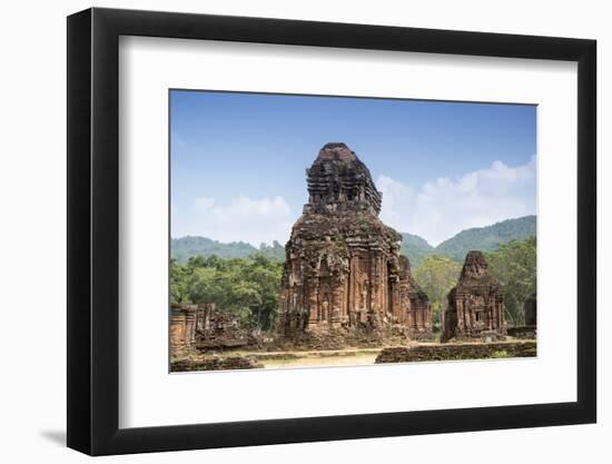 Champa temple, My Son, UNESCO World Heritage Site, near Danang, Vietnam, Indochina, Southeast Asia,-Alex Robinson-Framed Photographic Print