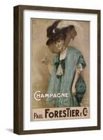 Champagne, 19th Century-Nicolas-Toussaint Charlet-Framed Giclee Print